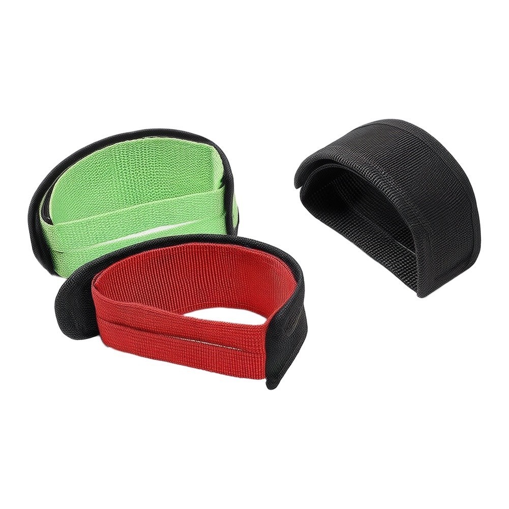Adjustable Foot Retainers for Bike Pedals - Reinforced Stitching Nylon Straps