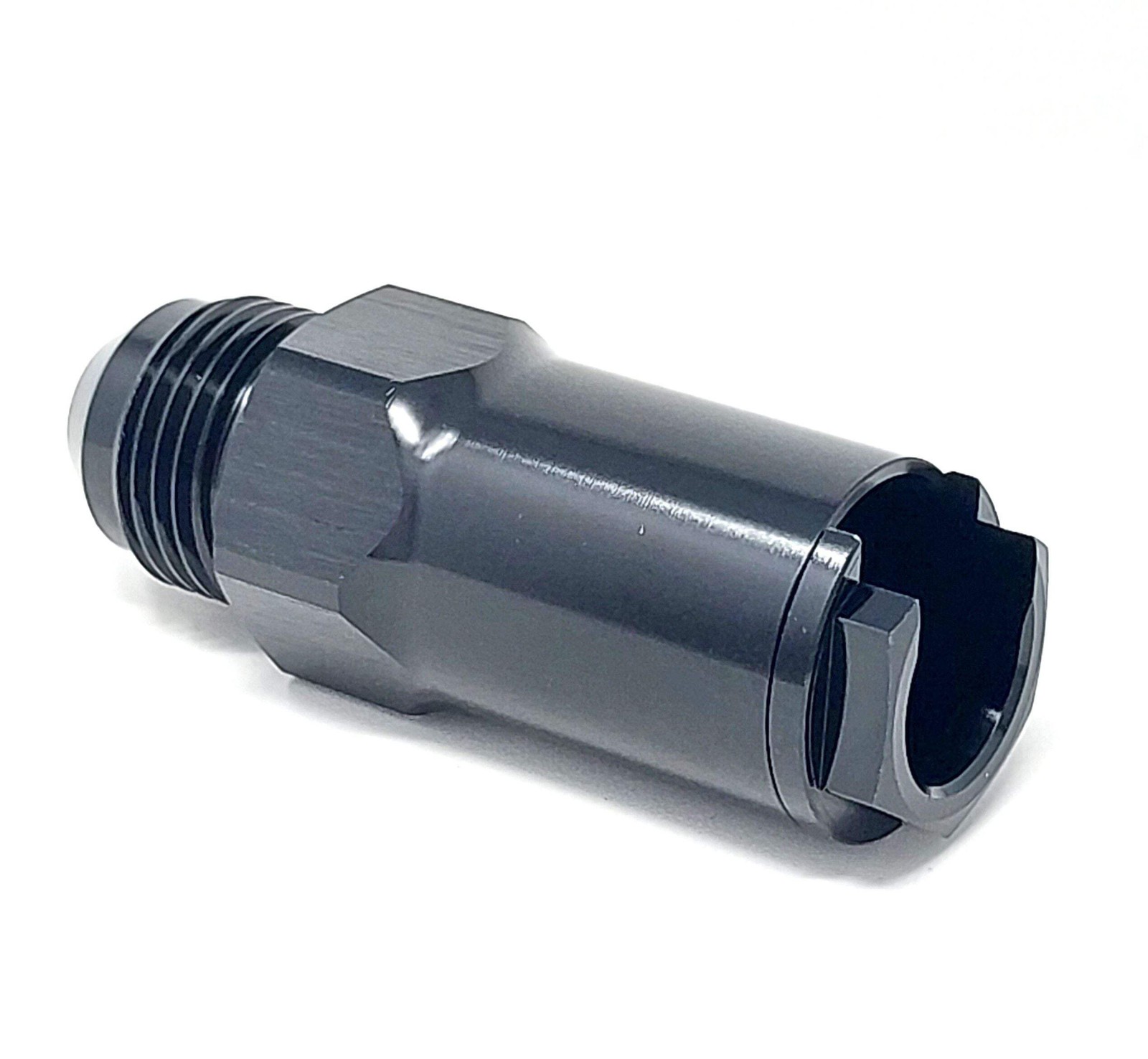 -8 AN to 1/2" Female Quick Connect Fuel Line Adapter Fitting for 6.6 Duramax Che