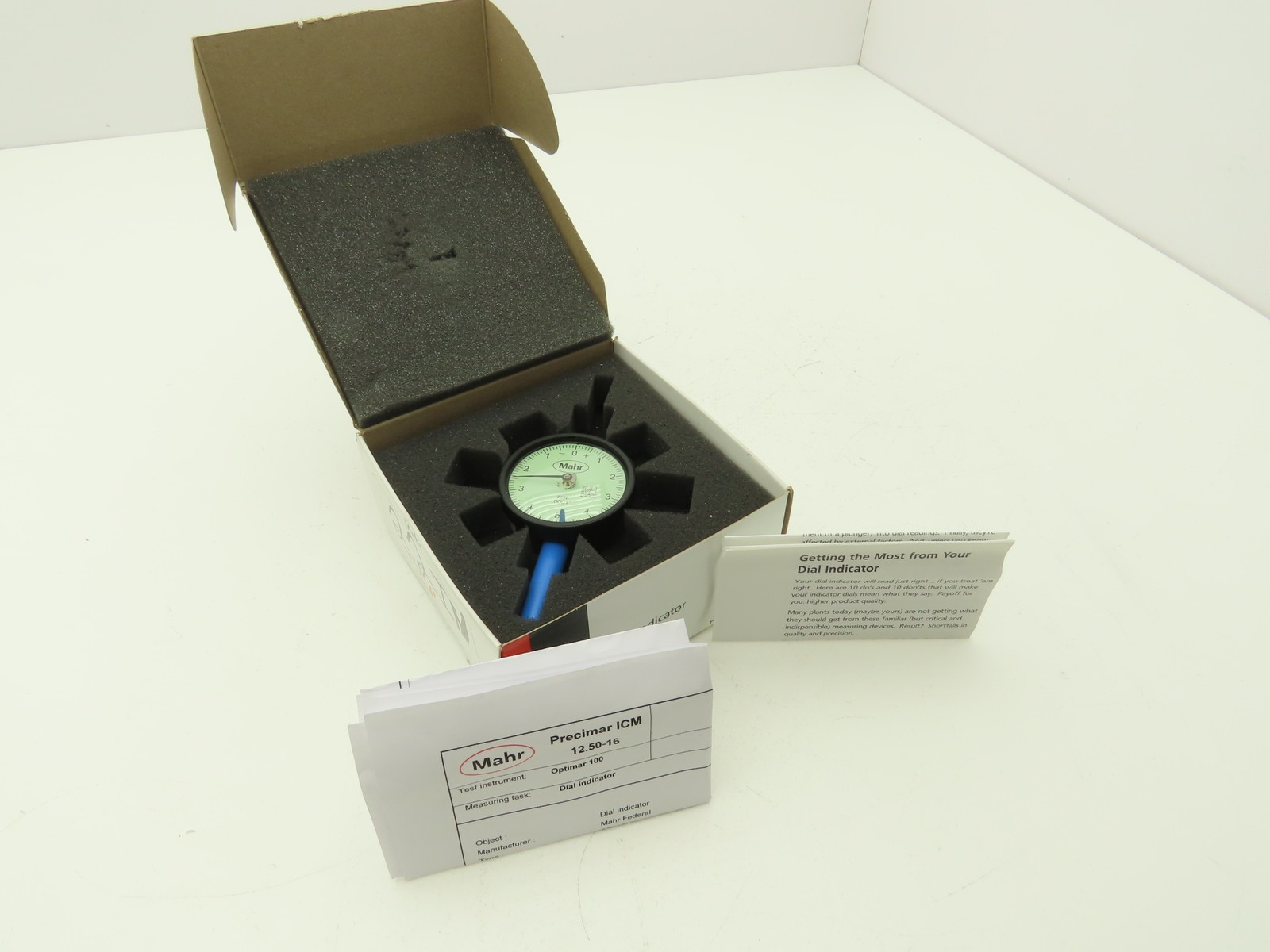Mahr Federal 2015781 22IN MarCator Dial Drop Indicator 0-5-0  .025"Span .0001"