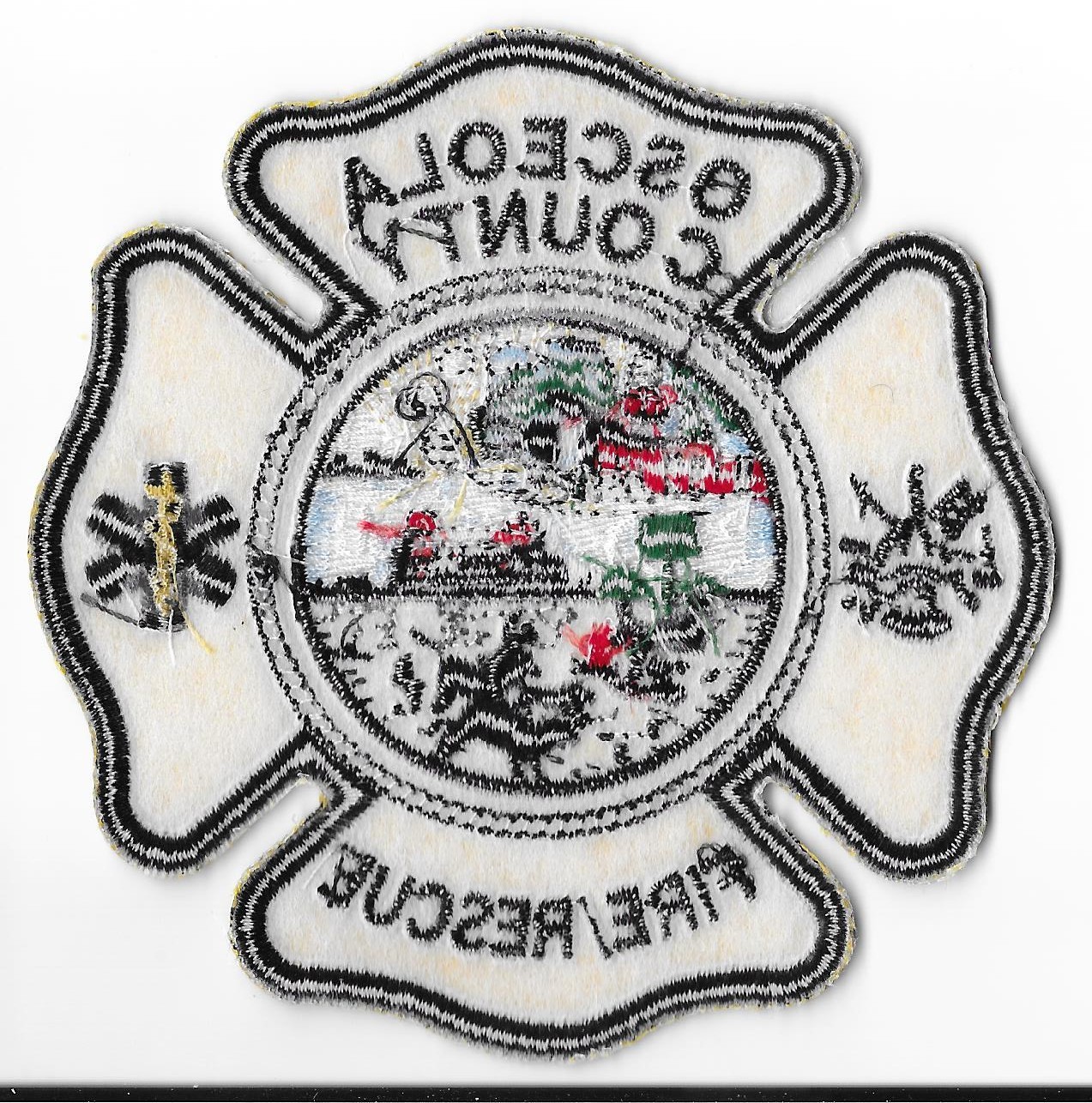 Osceola County Fire Rescue, Florida Shoulder Patch V1