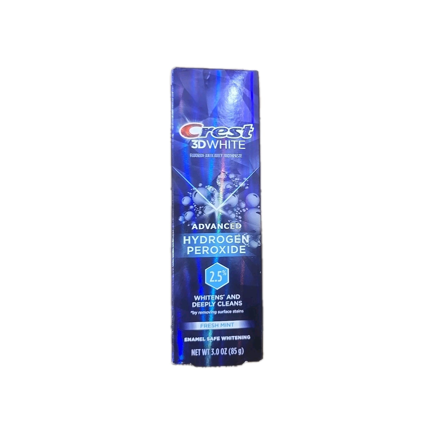 Crest 3D White Advanced Hydrogen Peroxide Toothpaste 3 oz Exp 11/27 6 Pack