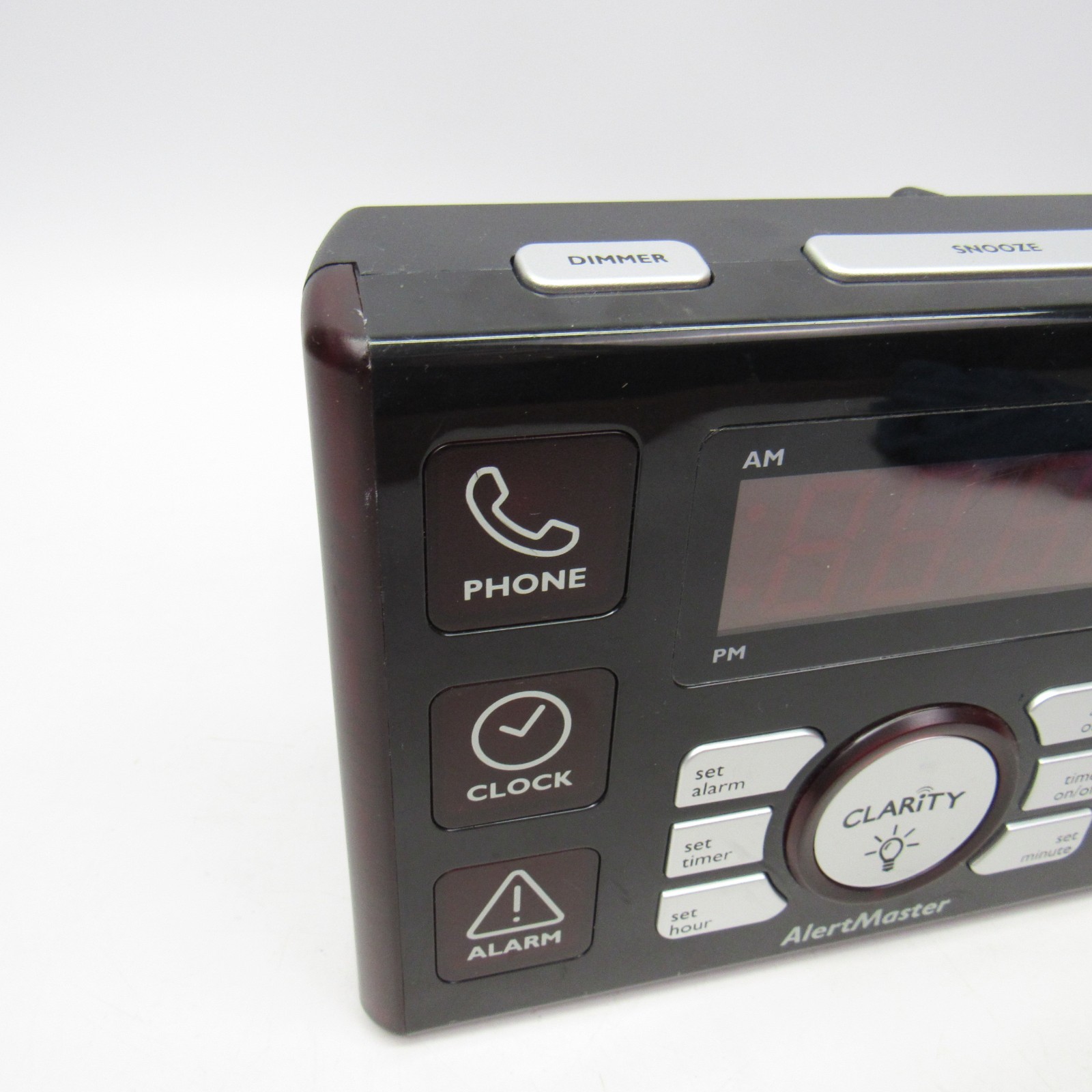 Clarity AlertMaster Visual Alert System AL10 Base Unit Alarm Clock