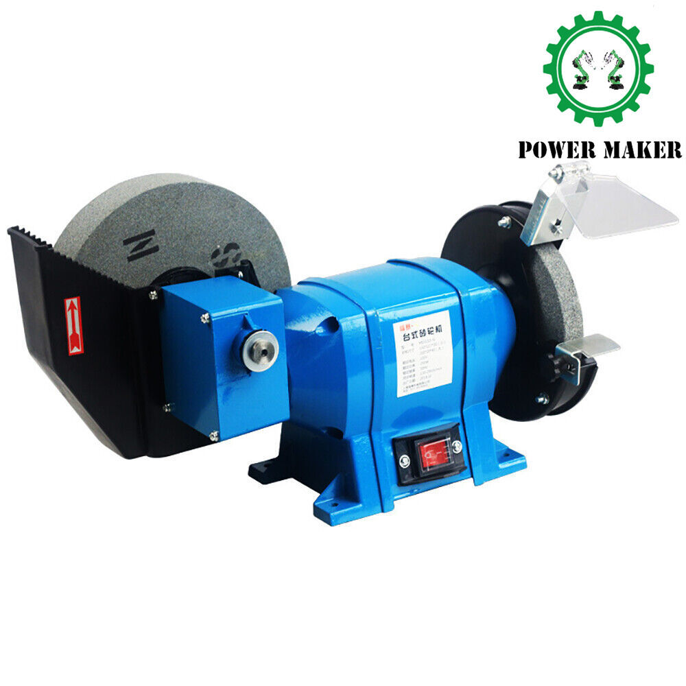 250W 220V Electric Bench Grinder Tool Knife Sharpener Dry Wet Grinding Machine