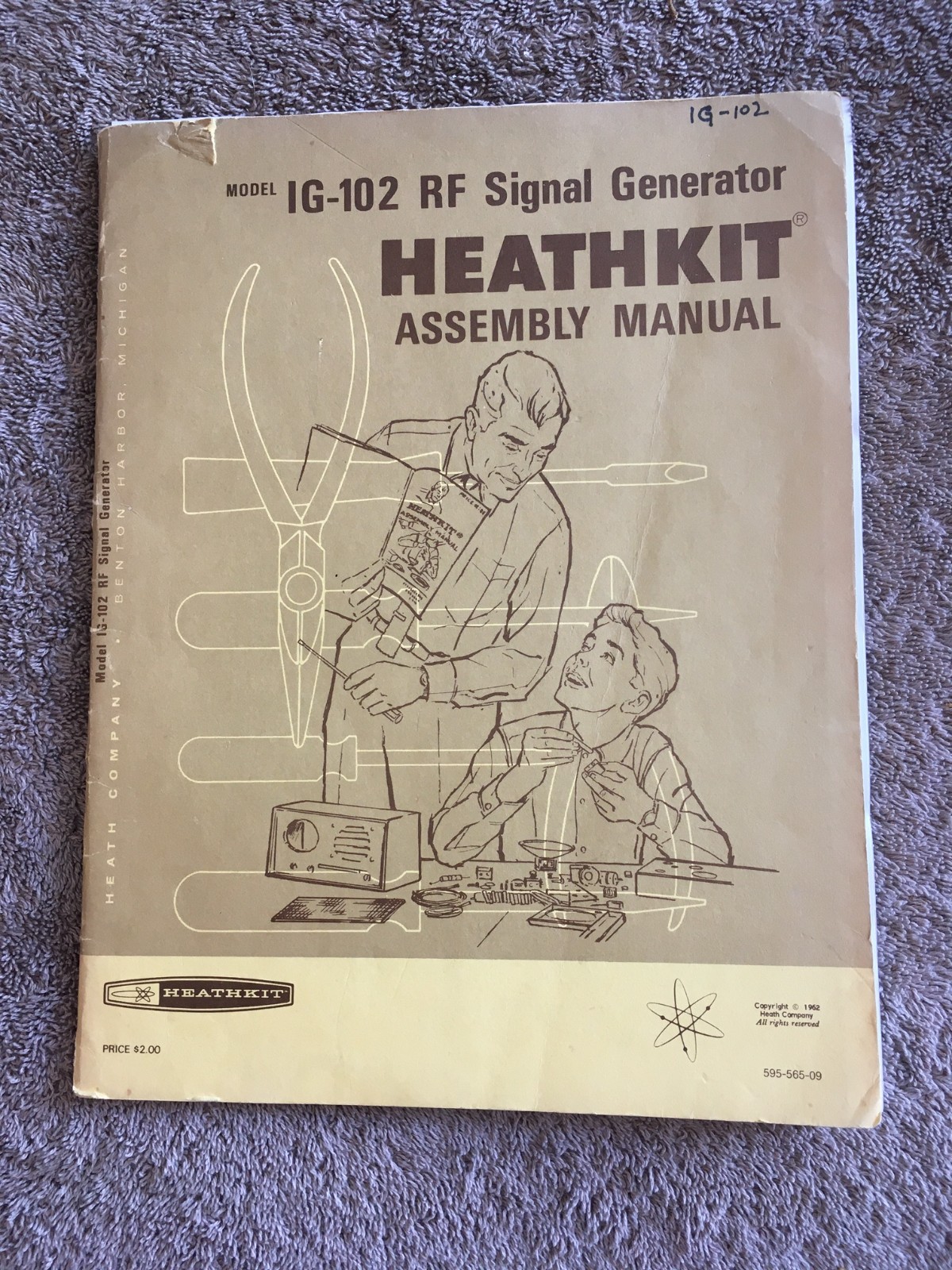Heathkit IG-102 RF Signal Generator - Working -Final Price Reduction