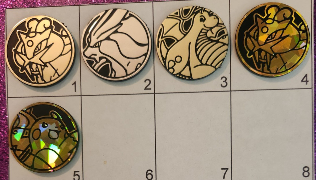 Pokemon Official Coins Assorted (You Choose) New
