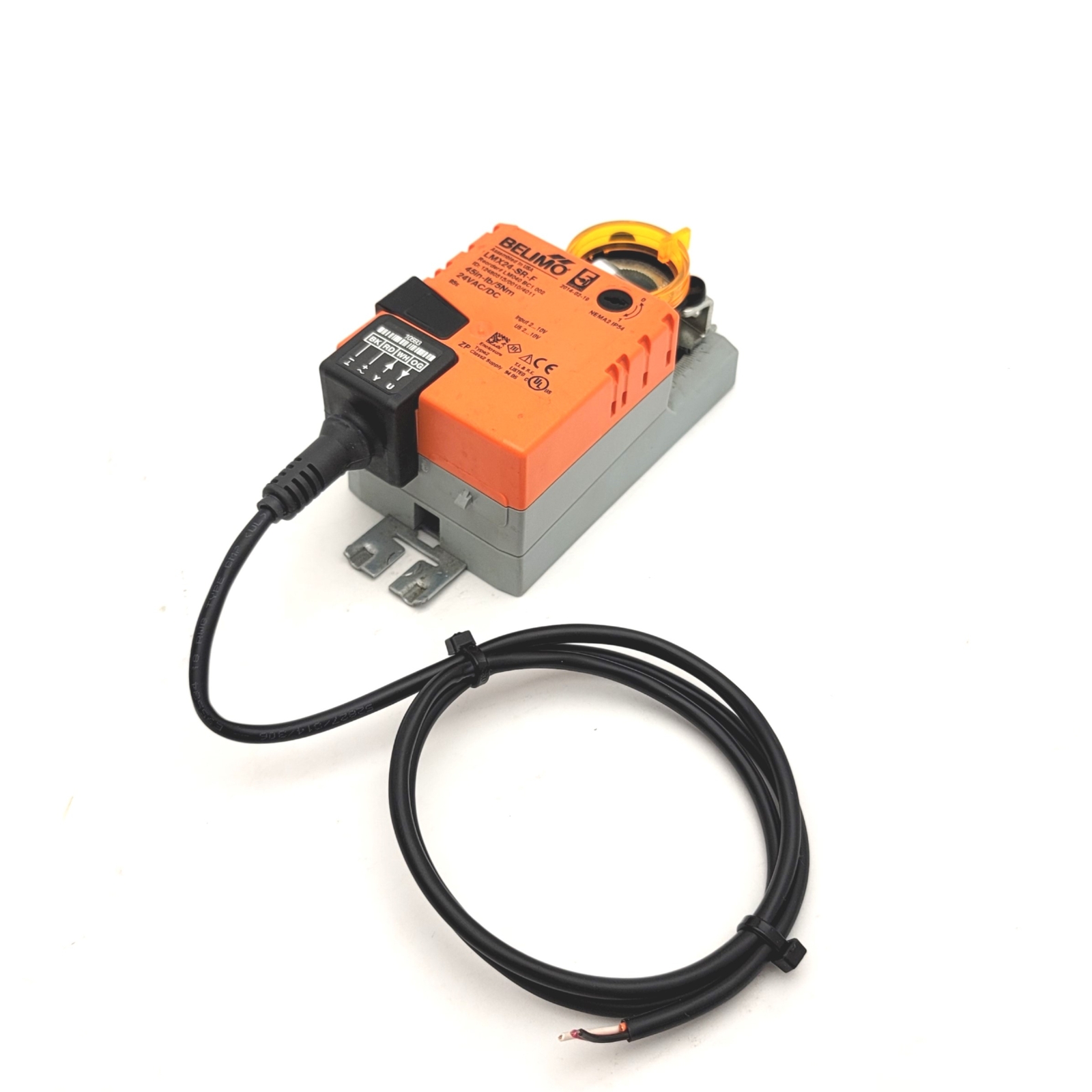 BELIMO LMX24-SR-F Damper Actuator 45in-lbs (5Nm) 24VAC/DC, 8x8mm Shaft, 95°