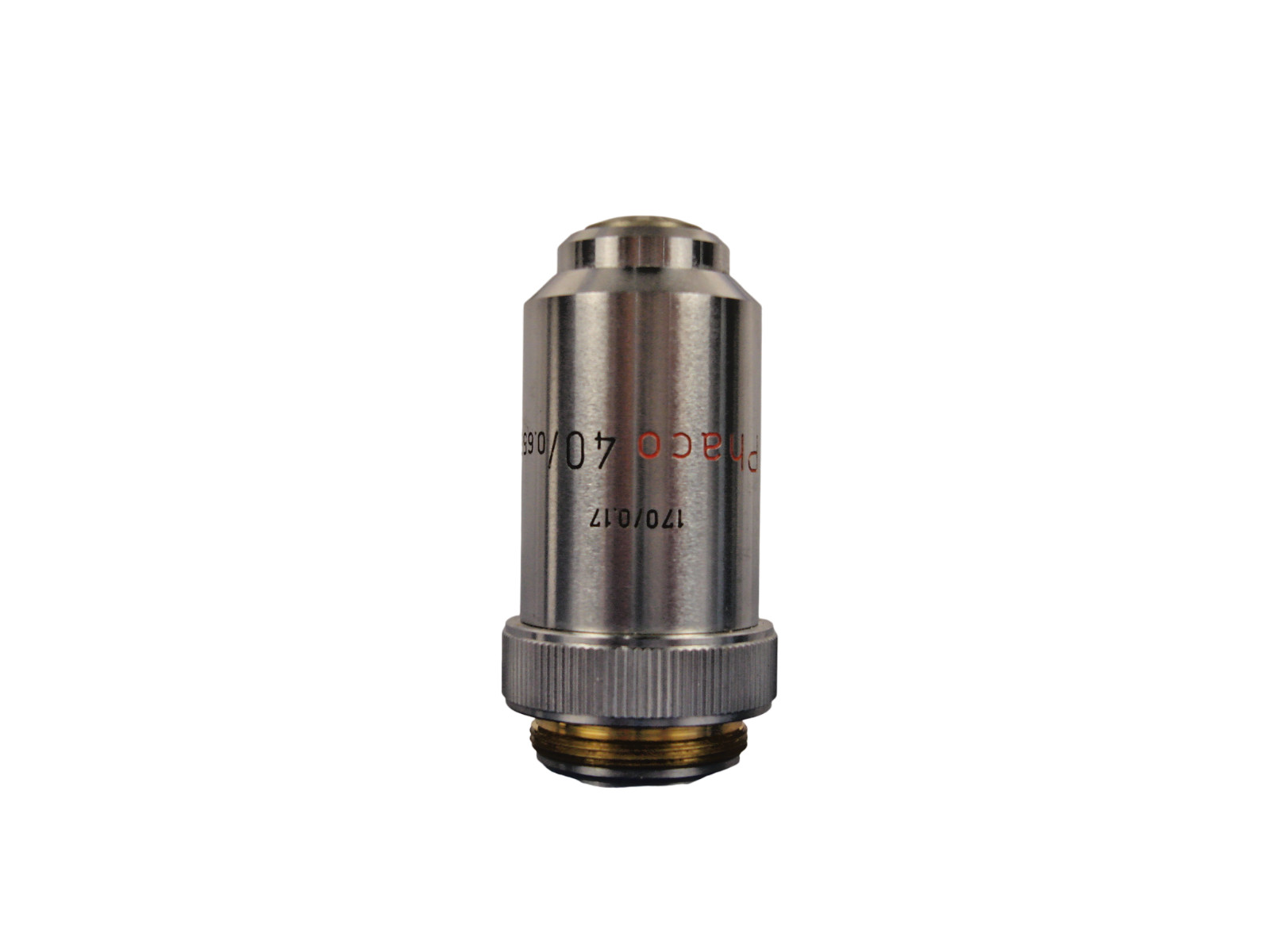 Leitz Wetzlar Microscope Objective Lens 170/0.17 Phaco 40x /0.65 40/0.65 40x