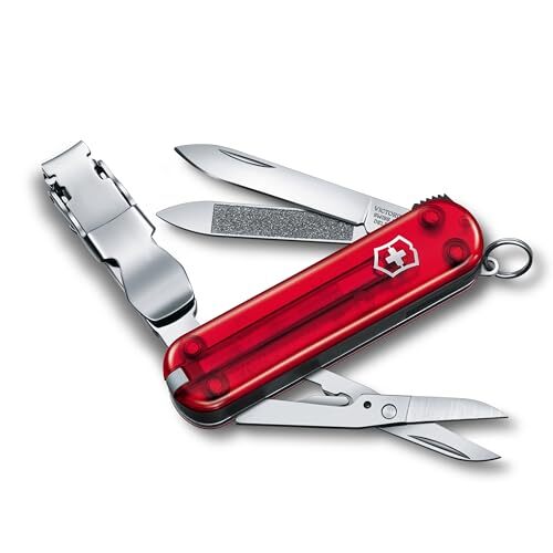 VICTORINOX 0.6463.T Nail Clip  580  Translucent Red  Nail Clippers  Disaster