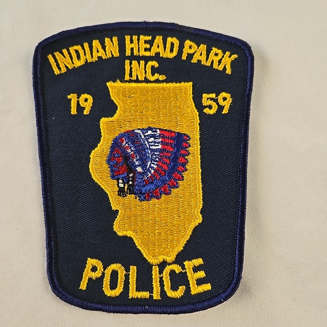 Indian Head Park Illinois Police Shoulder Patch New Free Shipping
