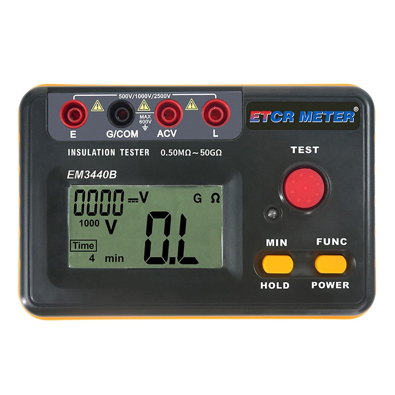 EM3440B Insulation Resistance Tester 0.5MΩ ~ 50GΩ New