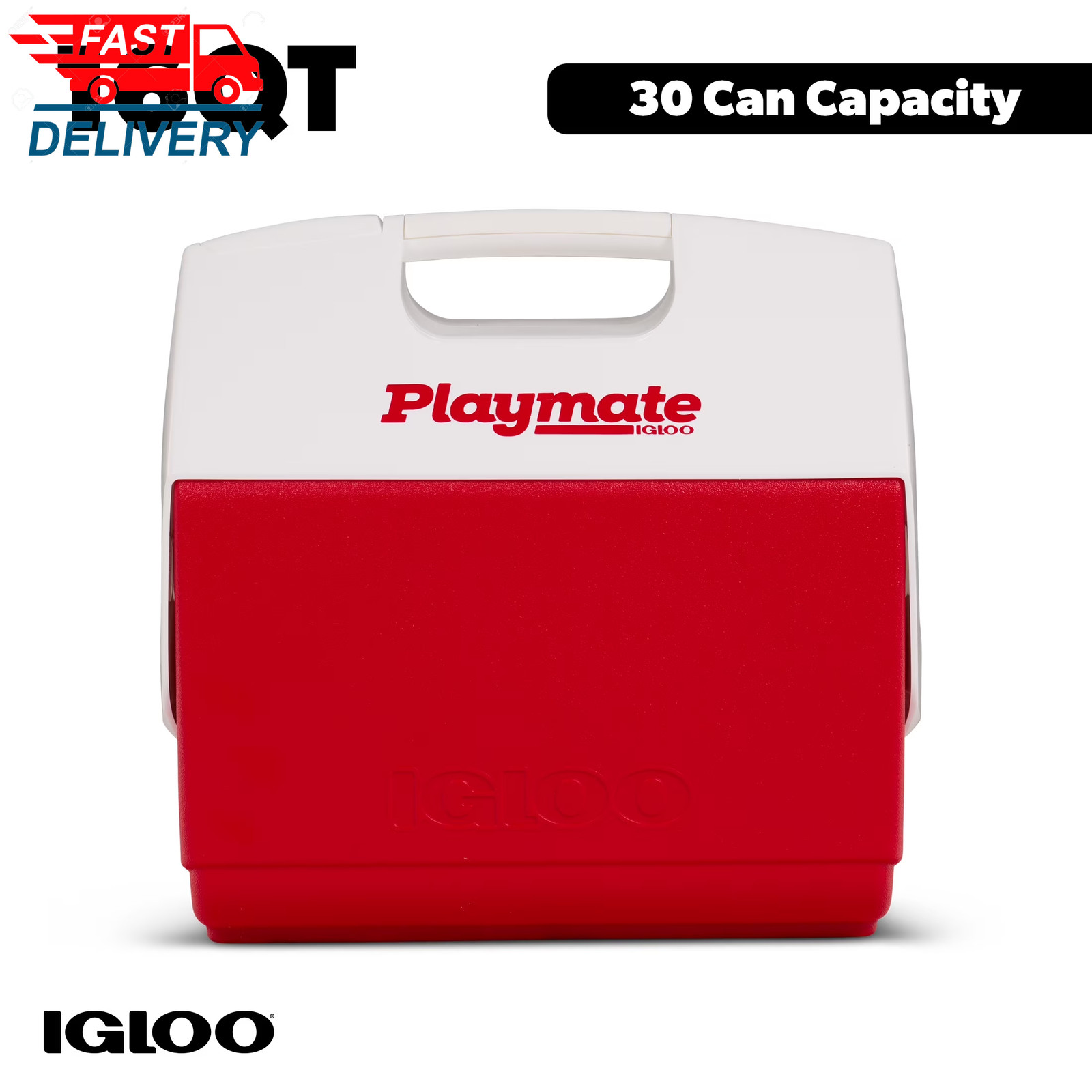 16 QT Playmate Elite Ice Chest Cooler,30 Can Capacity, Red 👌 ✅