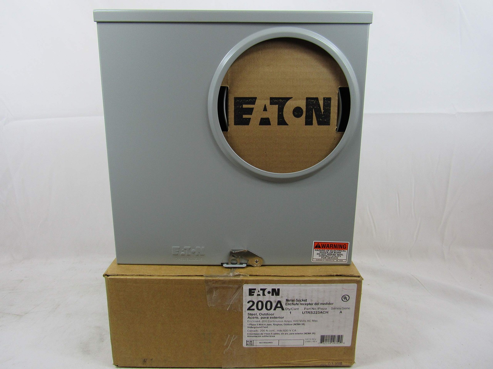 Eaton Cutler Hammer Ringless Meter Socket 200 Amp