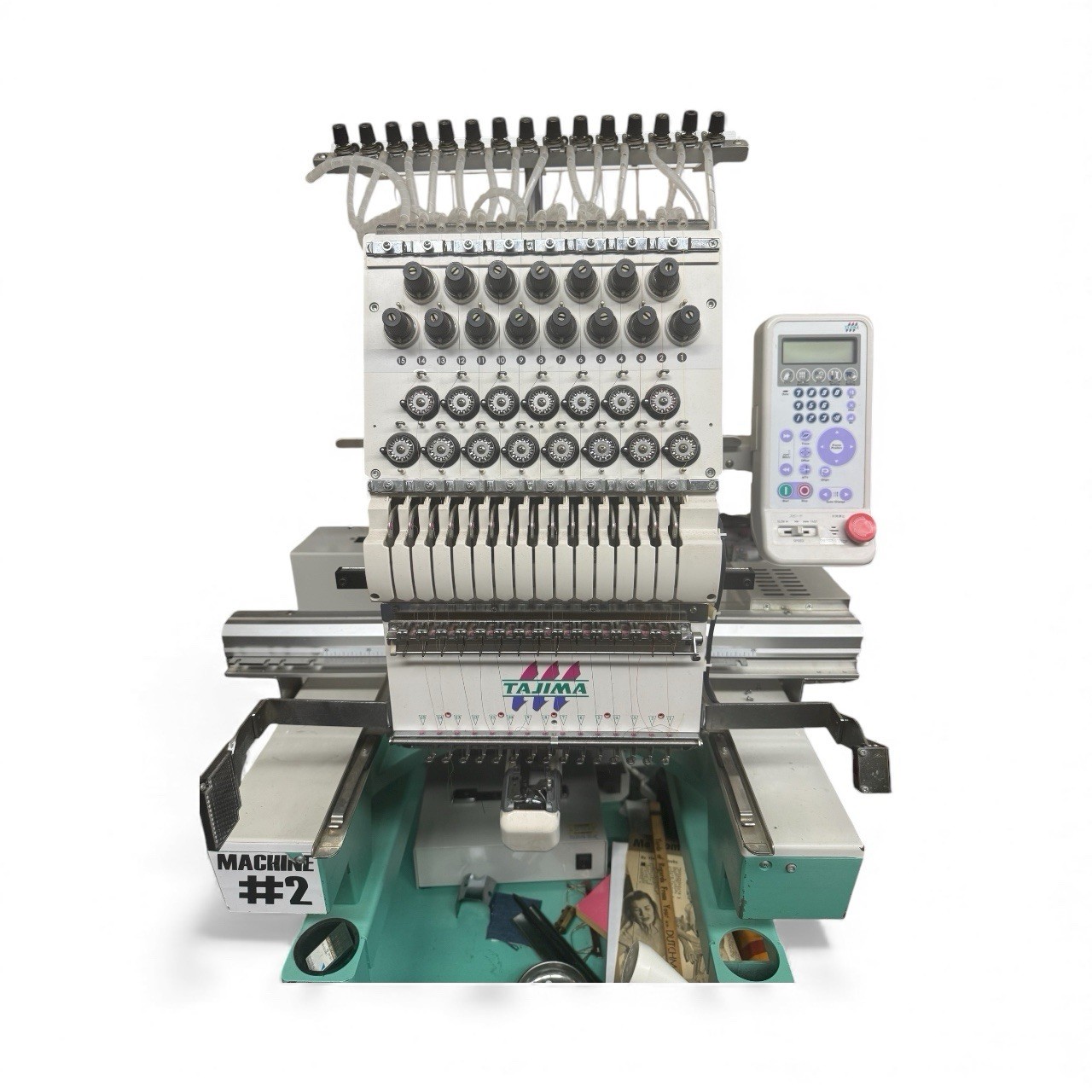 Tajima Commercial Embroidery Machine 15 -Needle Industrial Heavy-Duty Need Motor