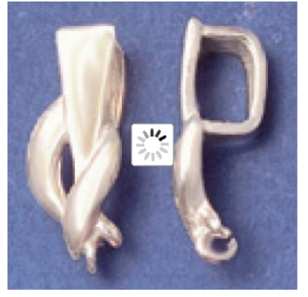 Slider Dangle Bails - Jewelry Component - Sterling Silver - 5pcs