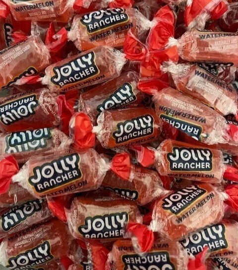 JOLLY RANCHER Hard Candy- "ALL WATERMELON" Flavor Hard Candy- {ONE POUND BAG}