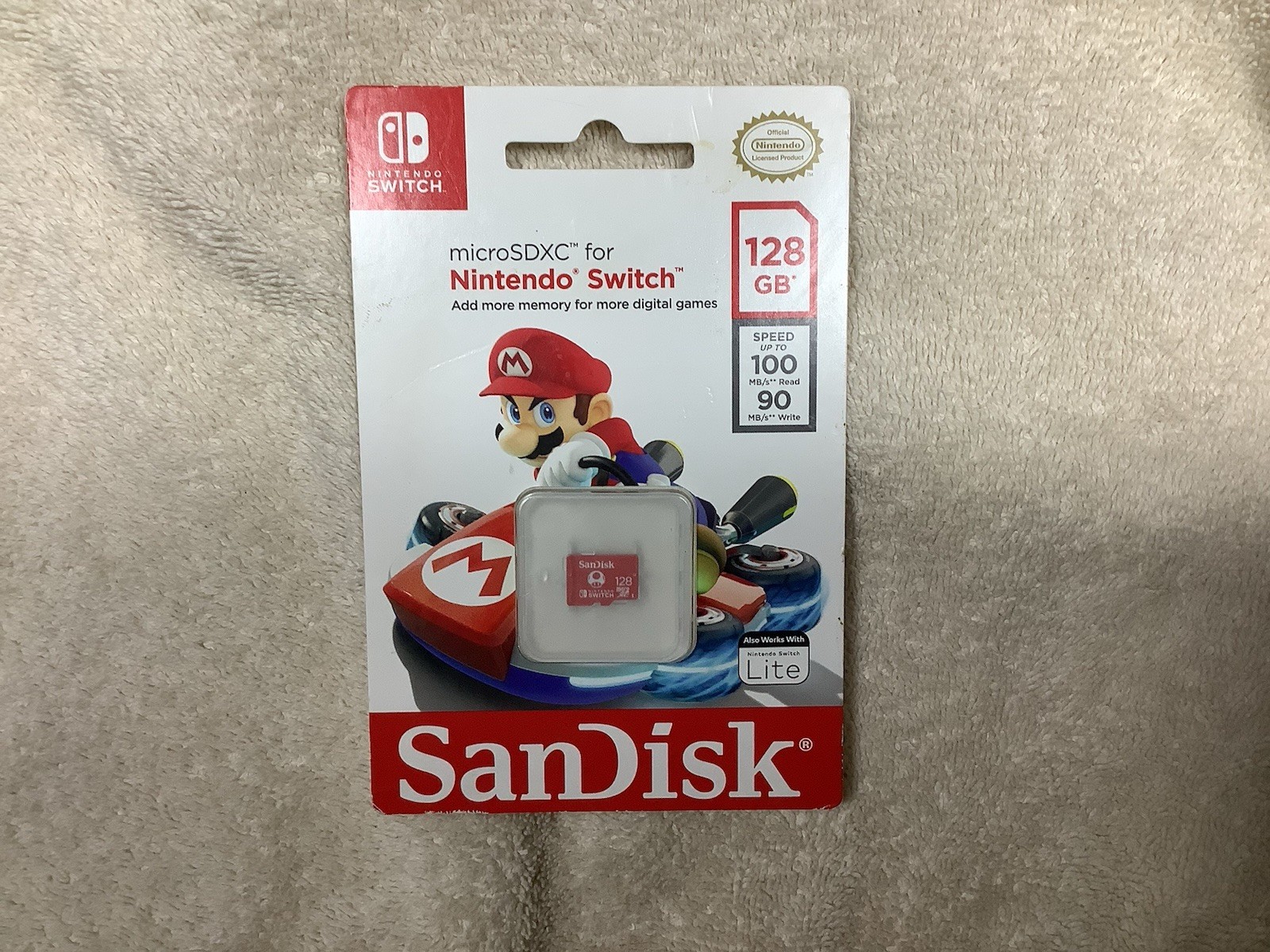 SanDisk 128GB Micro SDXC Card - Mario Edition. Brand New.