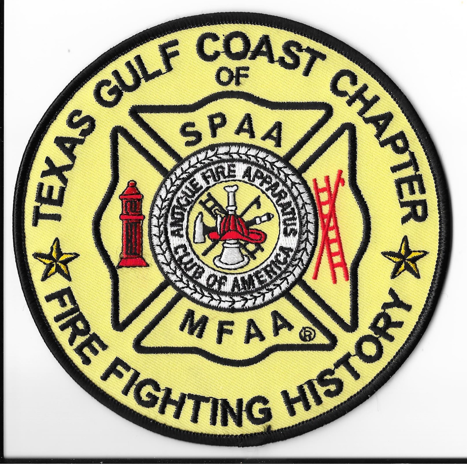 Texas Gulf Coast Chapter SPAA MFAA Fire Fighting History Patch V1