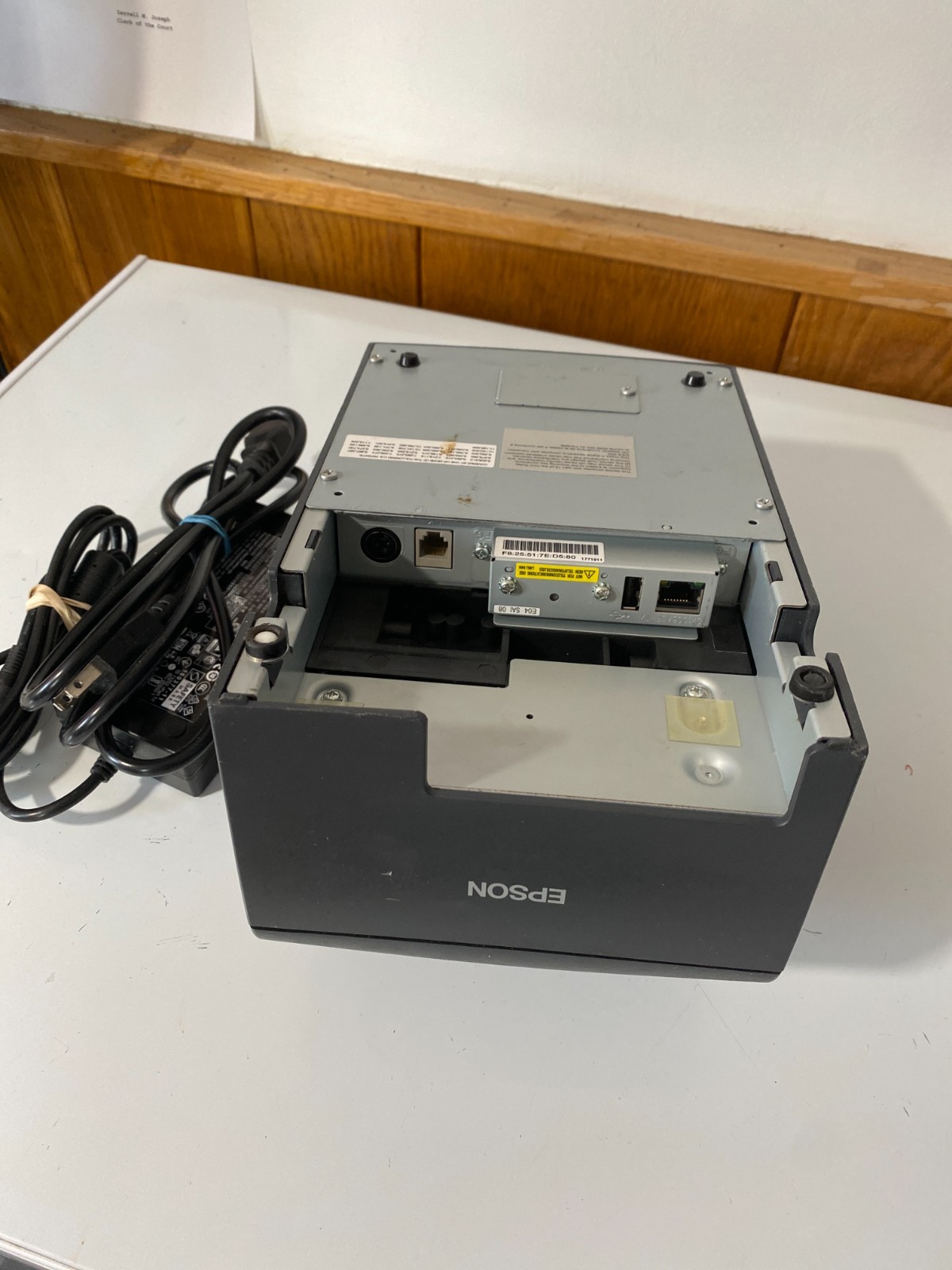 Epson TM-U220B Pos Kitchen Receipt Printer ETHERNET Network with UB-E04 Card