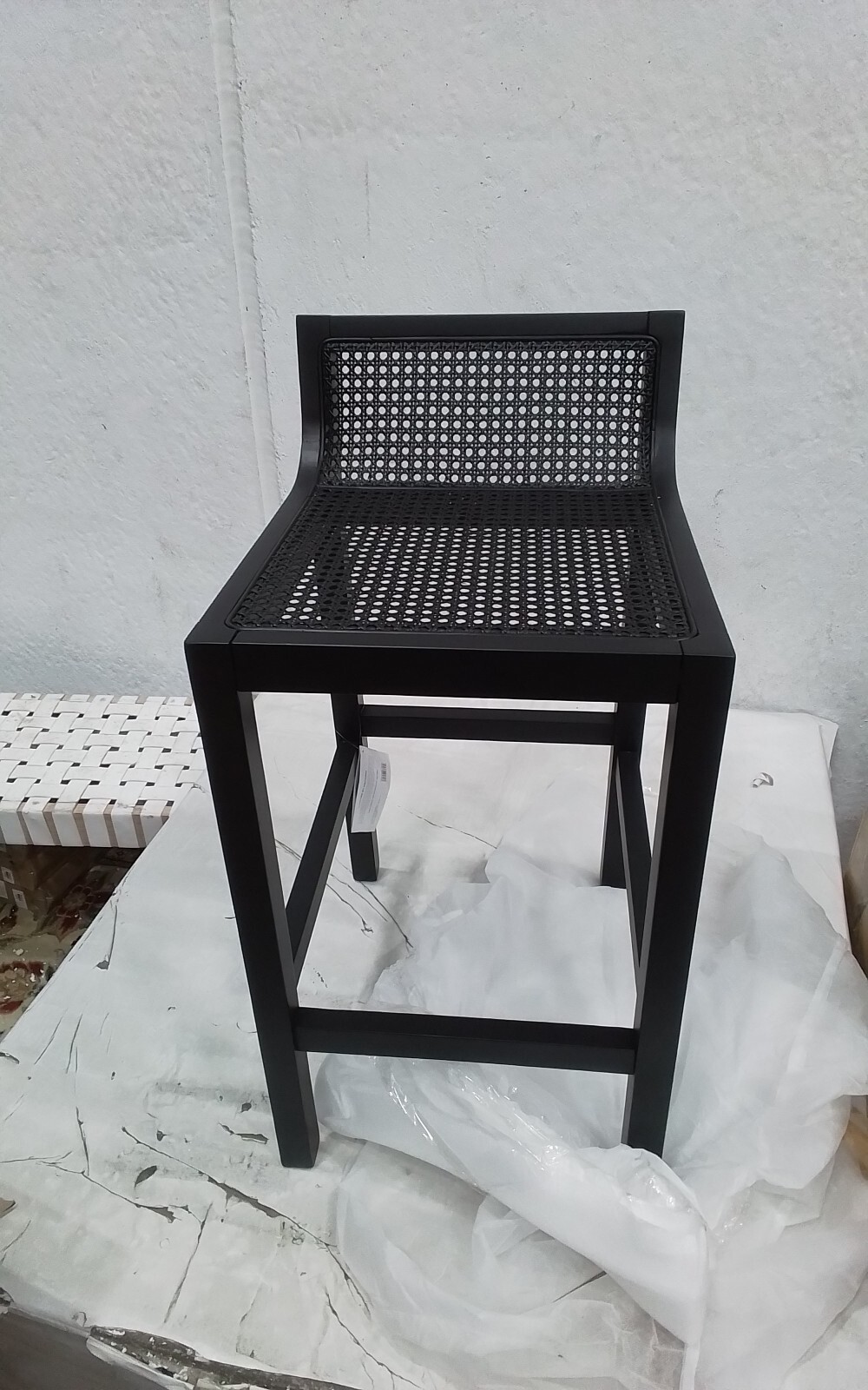 Safavieh SAITO LOWBACK CANE CNTR STOOL, Reduced Price 2172752376 BST9500D