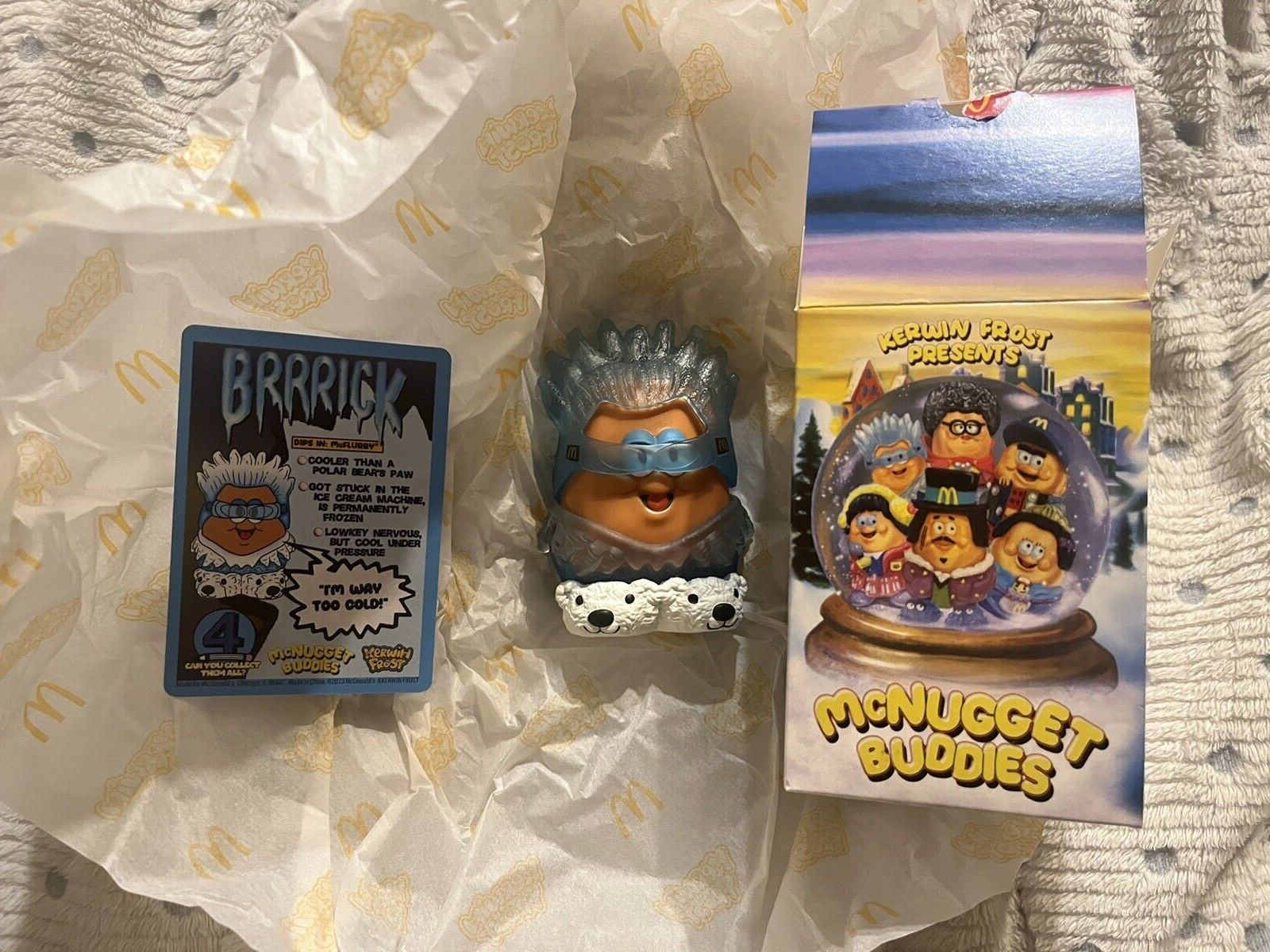 Kerwin Frost McDonald's Adult Happy Meal Toy Chicken McNugget Buddies BRRRICK