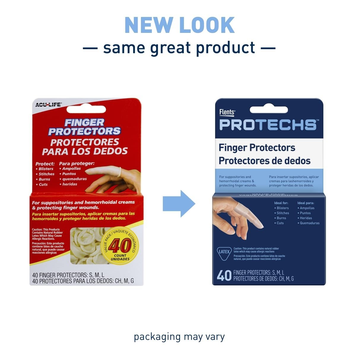 Protechs 40 Count Finger Protectors & Toe Cots - Ultimate Wound Care Solution