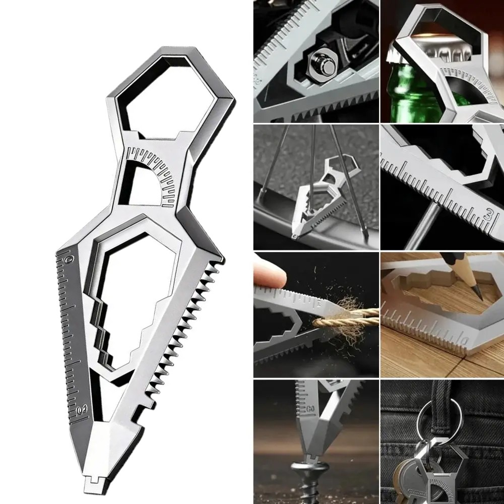 Outdoors Multitool Portable Keychain Combo Tool for Everyday Carry and Camping