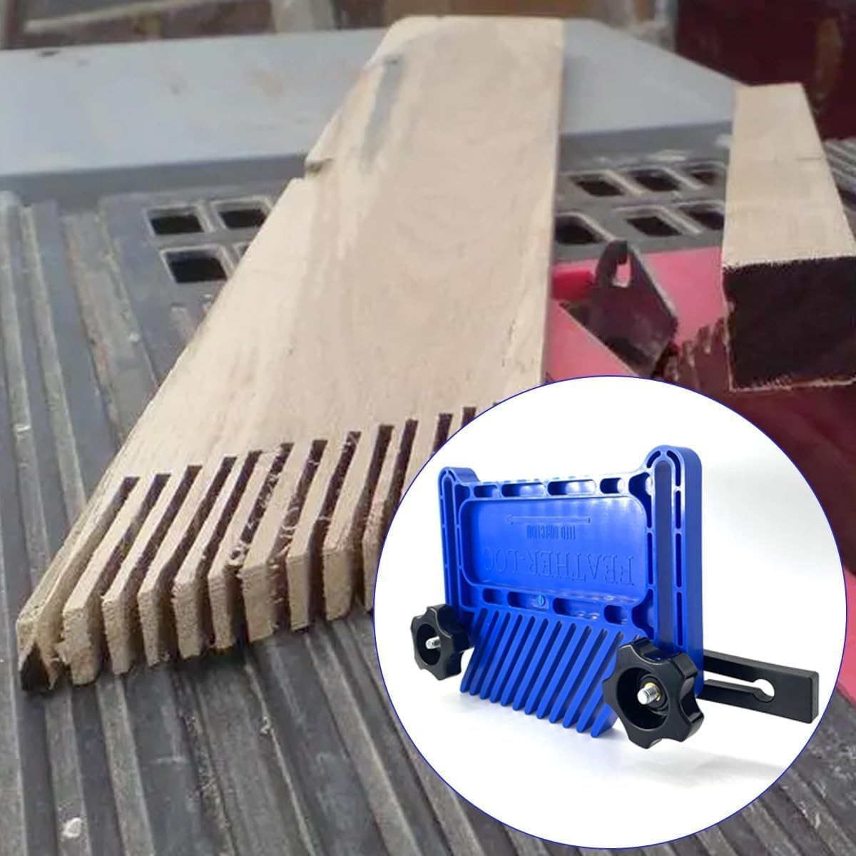 Stackable Featherboard Safety Device for Table Saws Router Band Saw Woodworking