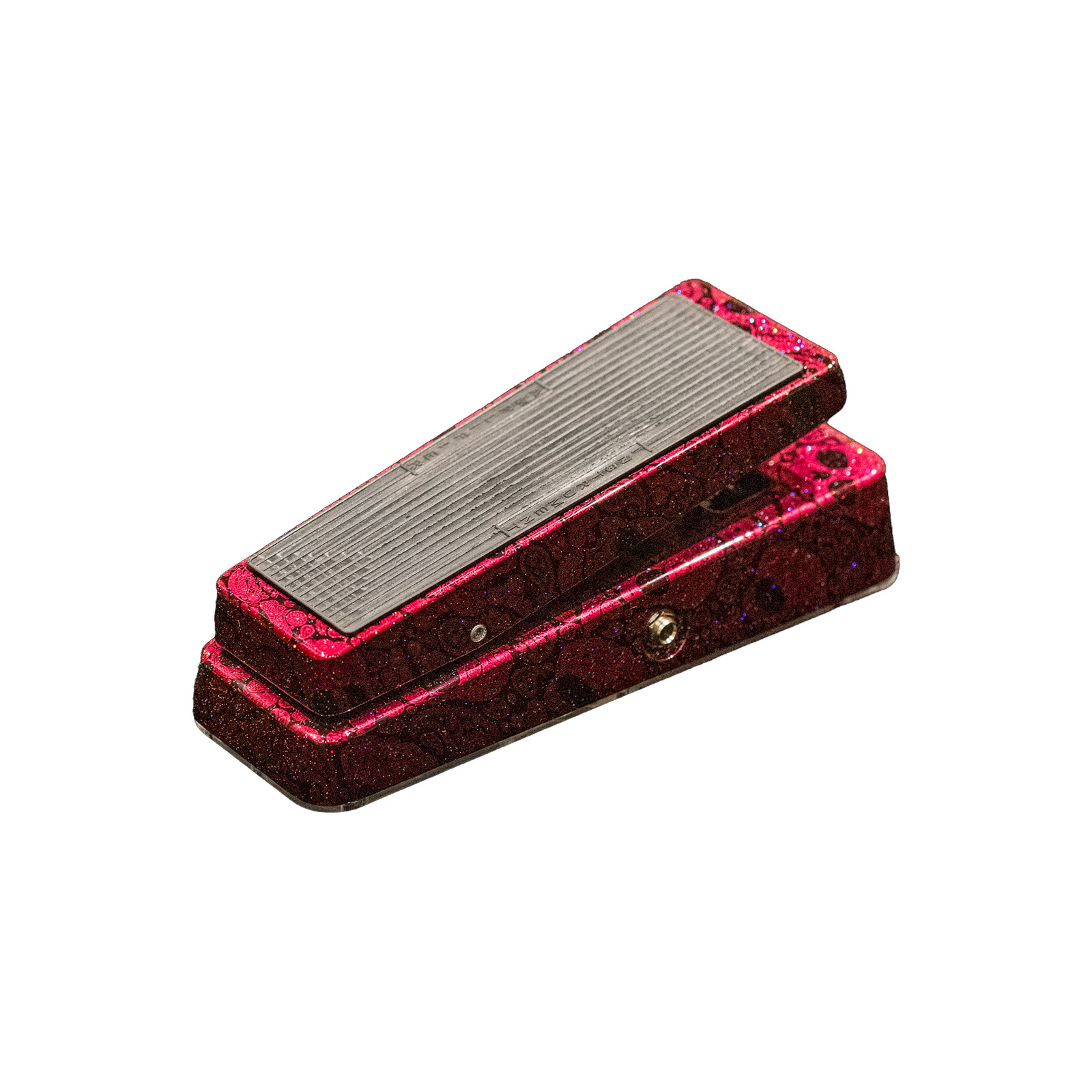 Flattley Wah Pedal 10th Anniversary Edition - Red Paisley Skulls