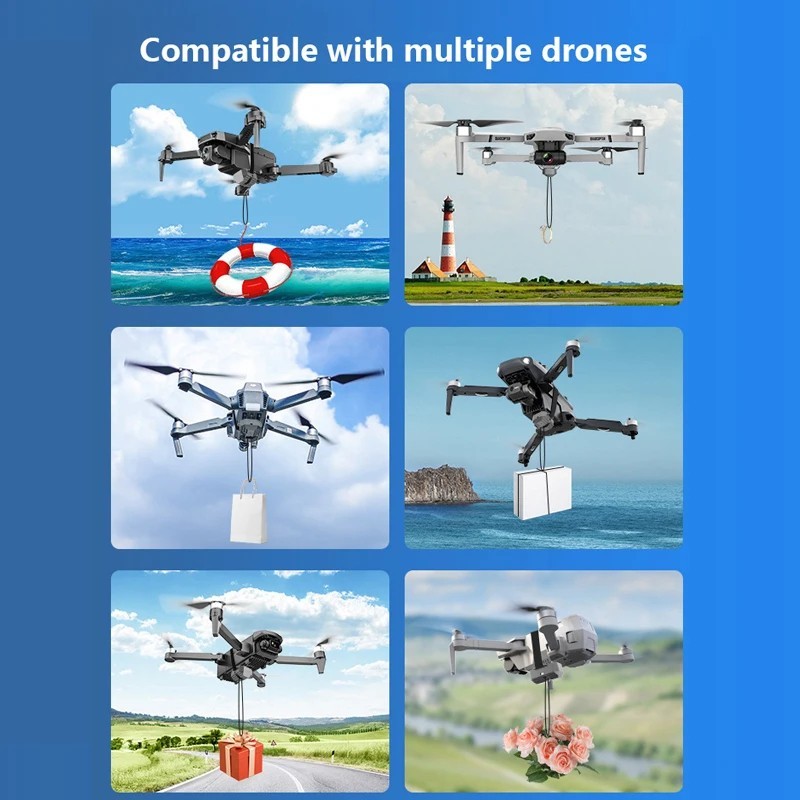 DJI Mini 2 SE Mini 3 Pro Drone Airdrop Dropper 2.4G Remote Control Thrower