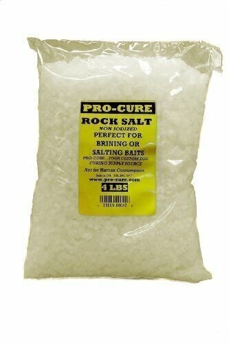 Pro-Cure Bulk Rock Salt Bait Brine 4 lb Poly Bag