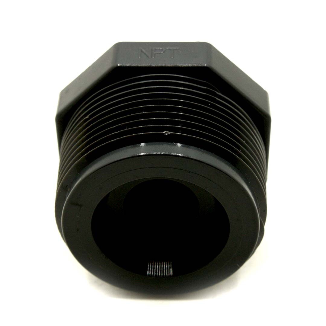 Thrifco 1-1/2" x 1/2" Threaded x Threaded PVC Bushing SCH80