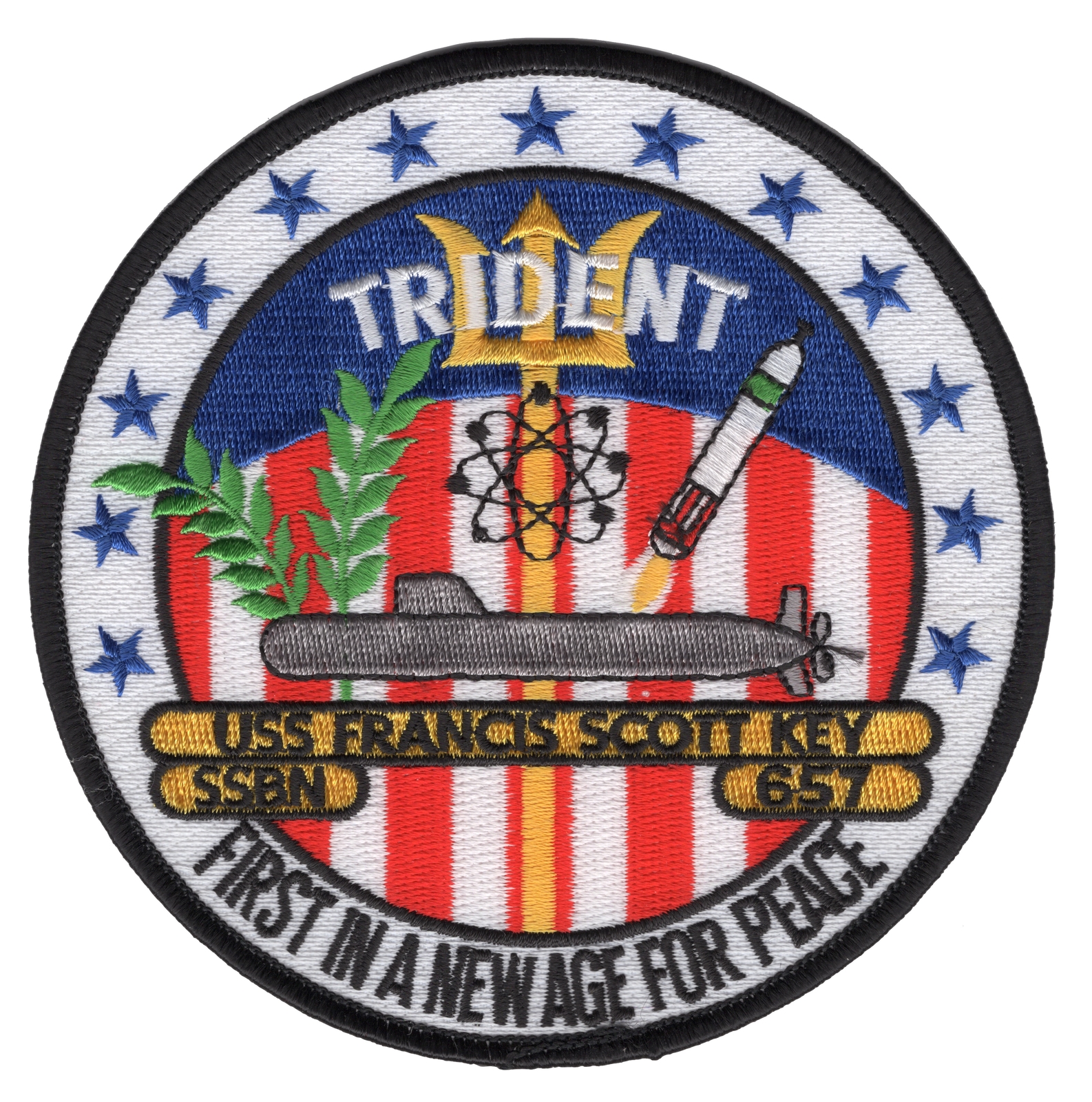 SSBN-657 USS Francis S Key Patch - Version A