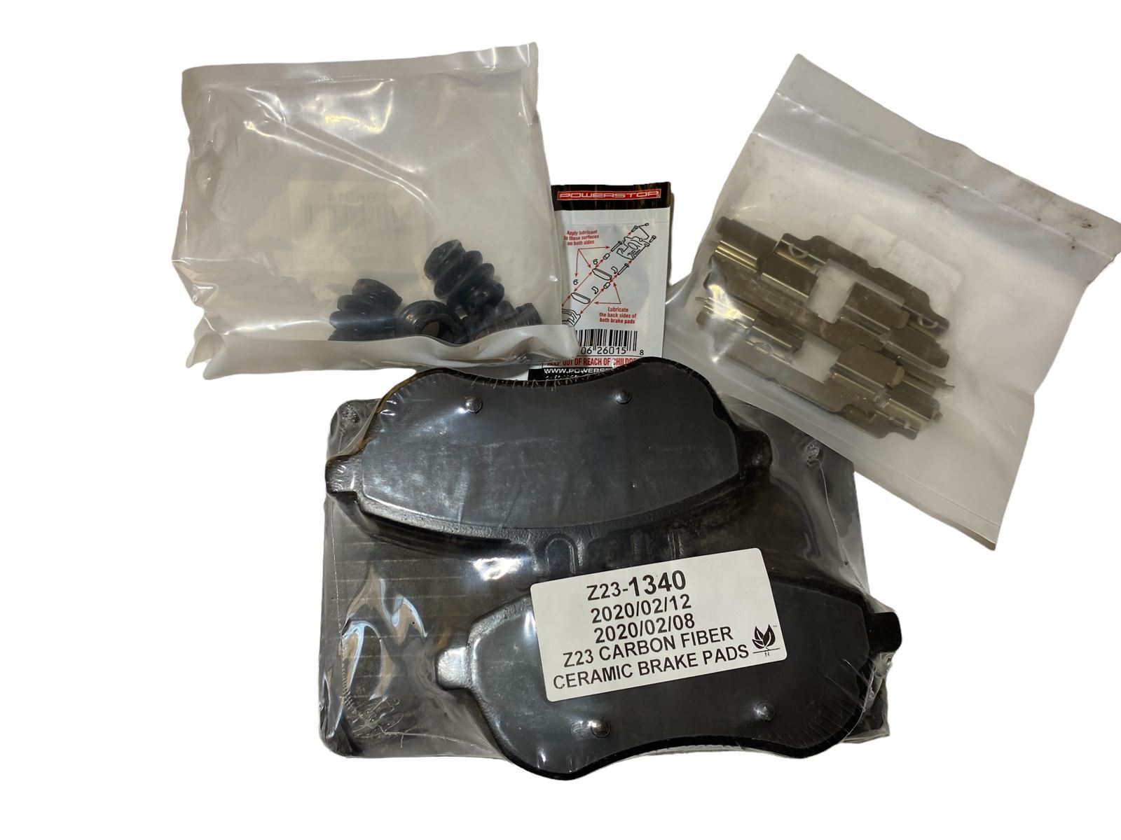 PowerStop Z23-1340 Z23 Evolution Sport Carbon Fiber+ Ceramic Brake Pads - New