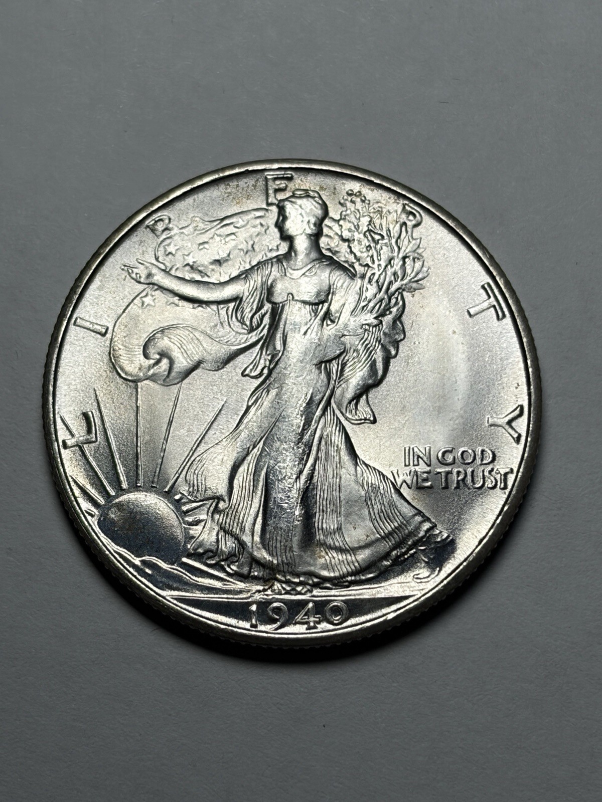 1940-S Walking Liberty Half Dollar