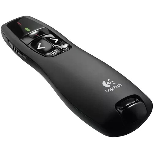 Logitech Red Laser Wireless Presenter with Up to 49 ft Operating Distance