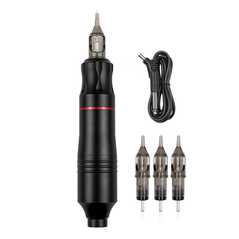Rotary Tattoo Gun Tattoo Machine Pen Cartridge Needles Permanent Makeup Machine