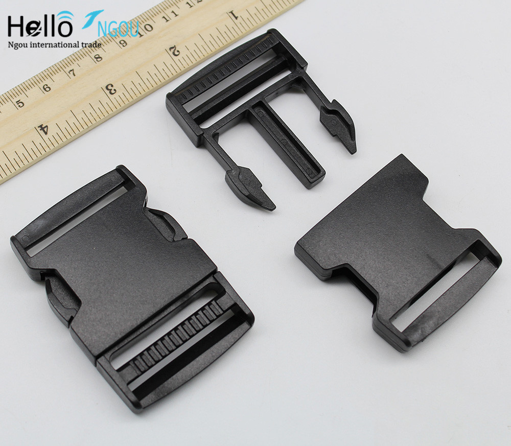 wholesale Lot 38mm Backpack buckle Plastic buckle accessories Safety clasp