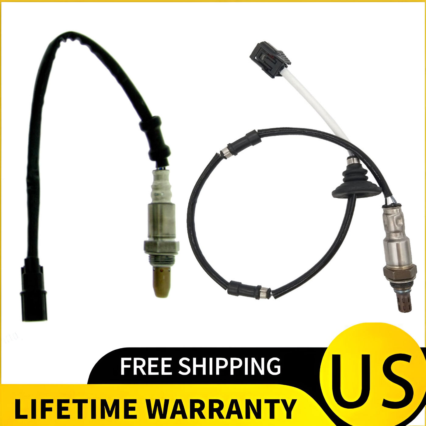 2X Upper+Lower Oxygen Sensor For 2007 2008 Honda Fit 1.5L L4 234-9060 234-4358