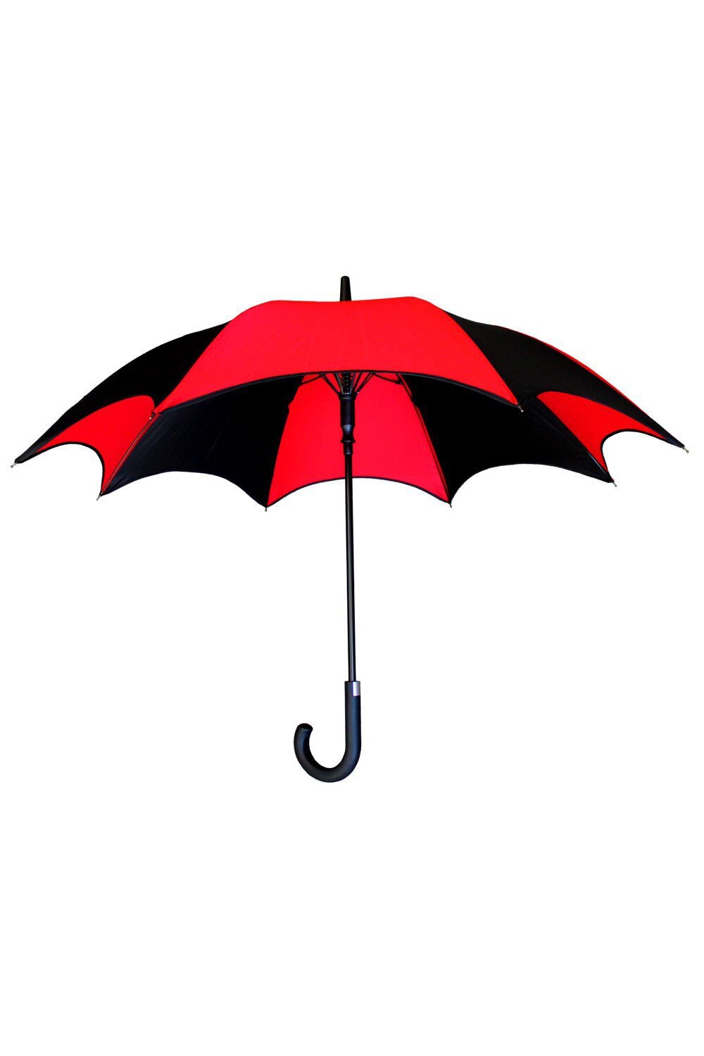 Funeral Procession Umbrella [BLACK/RED] Goth Emo Punk
