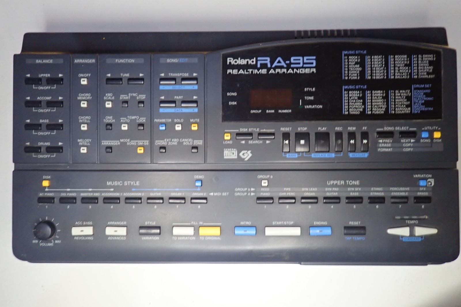 Roland | RA-95 | Realtime Arranger | MIDI Controller