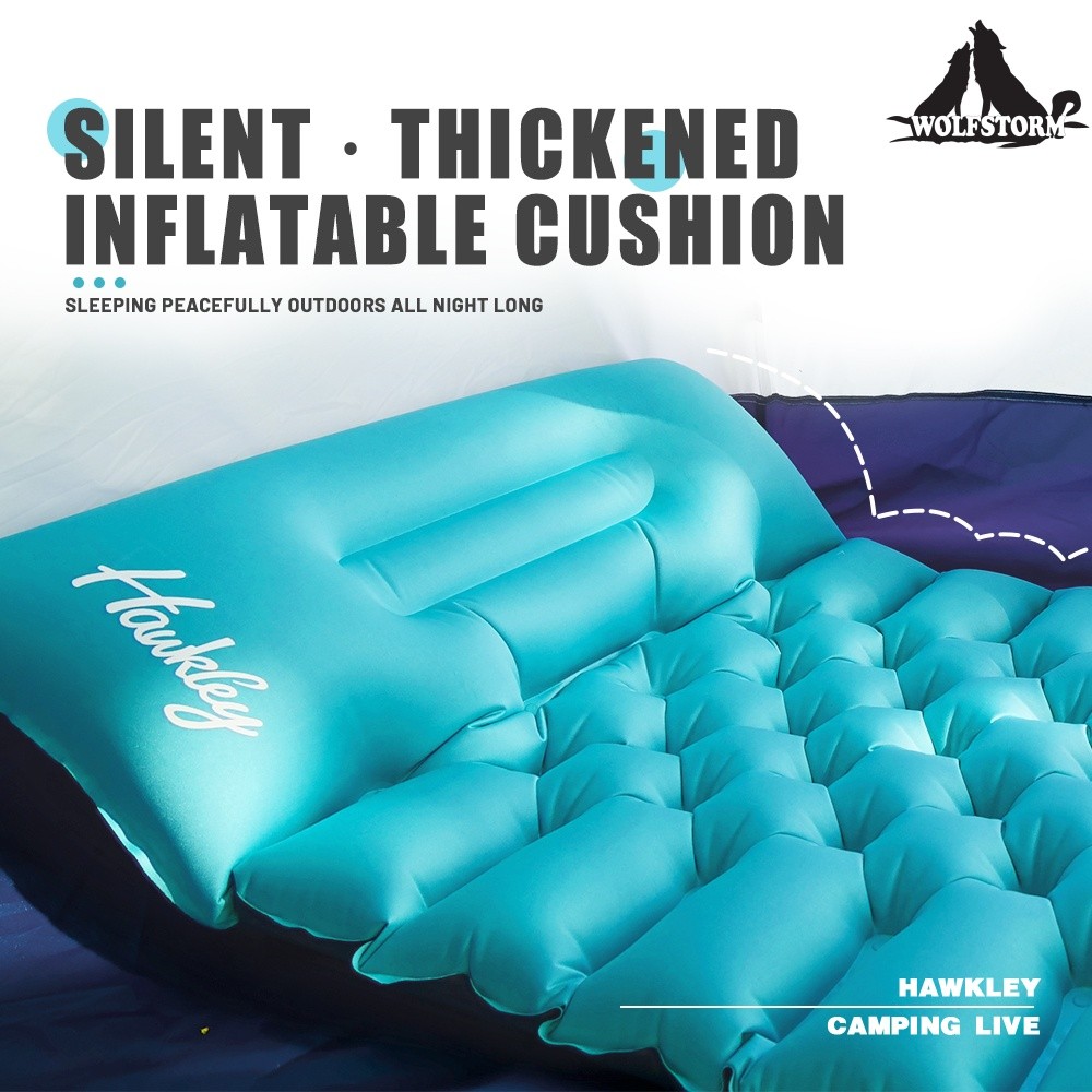 1 PC Self-Inflating Sleeping Mats for Camping- Sleeping Pad Comfortable Peacock
