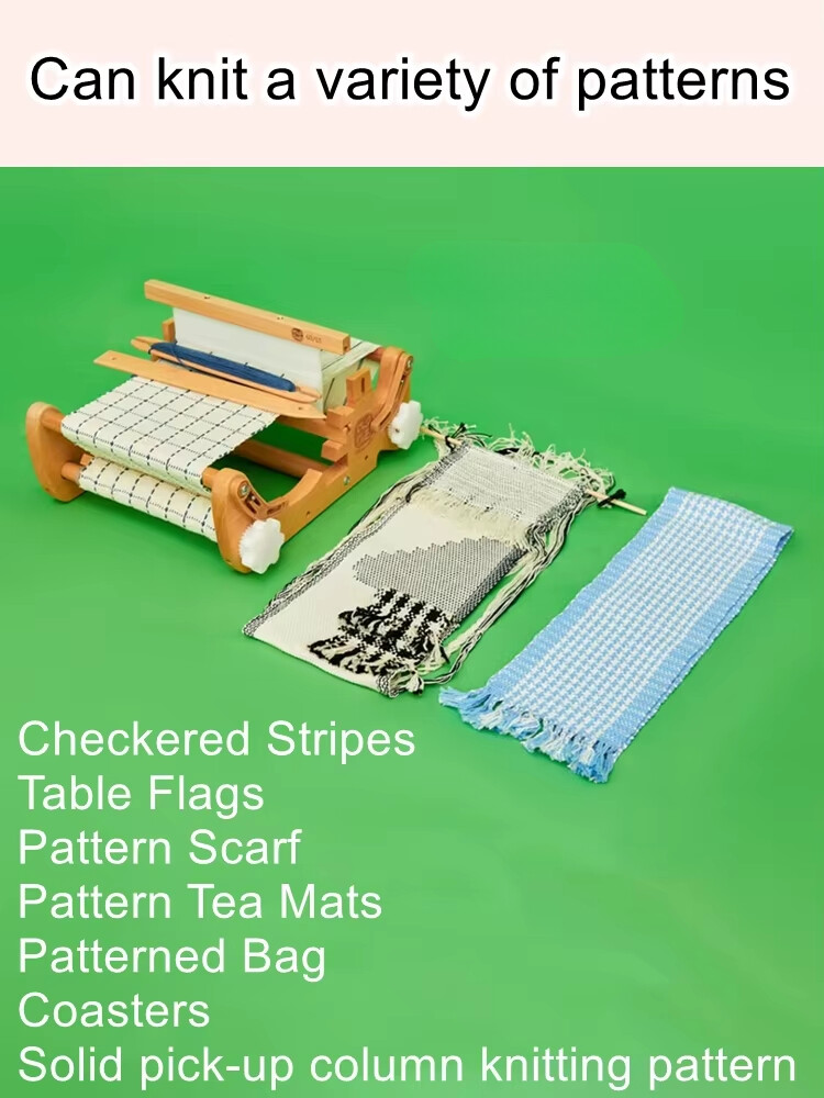 Home Tabletop Loom Easy Hand Weaving Small Loom Tabletop Cloth Bag Loom