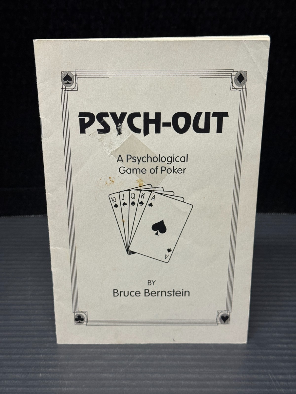 Psych-Out Psychological Game of Poker Magic Trick Book Bruce Bernstein