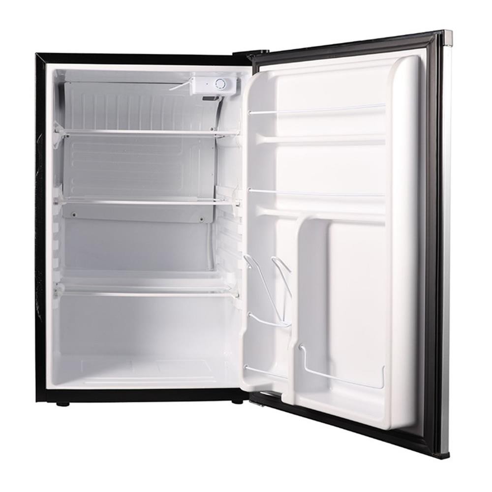 Pemberly Row Contemporary 4.5 cu.ft. Stainless Compact Refrigerator
