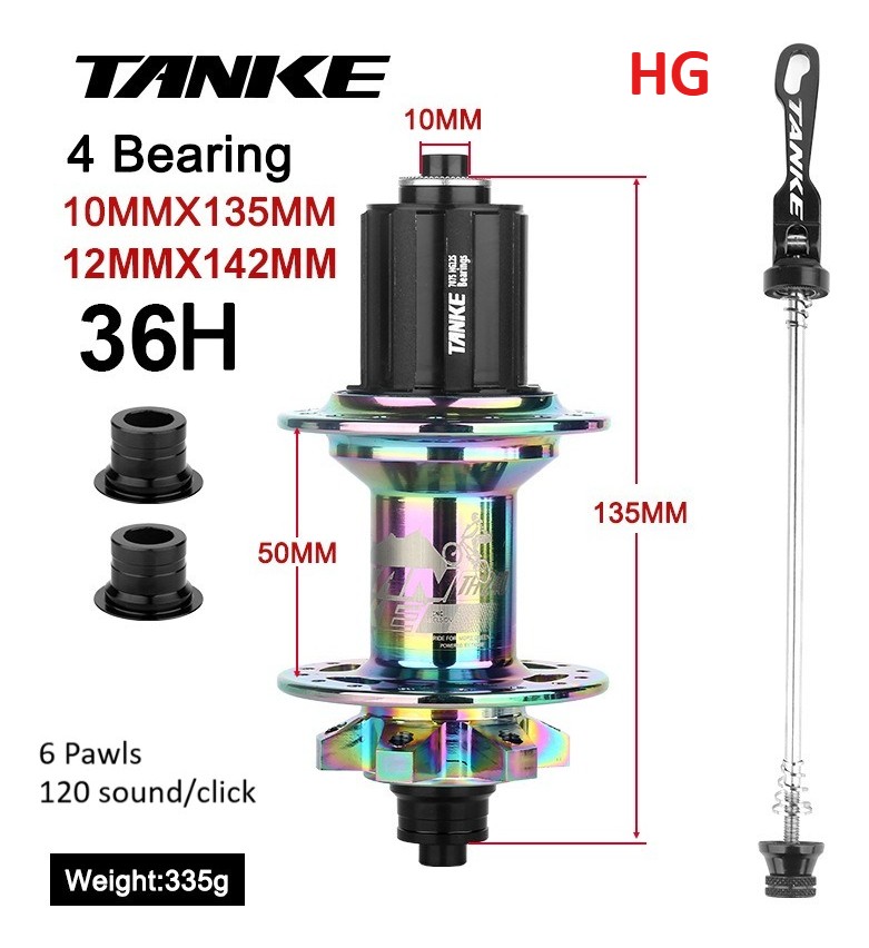 Trasera Masas Tronadoras 32 36h Hg 7-12v Shimano Mtb Tank