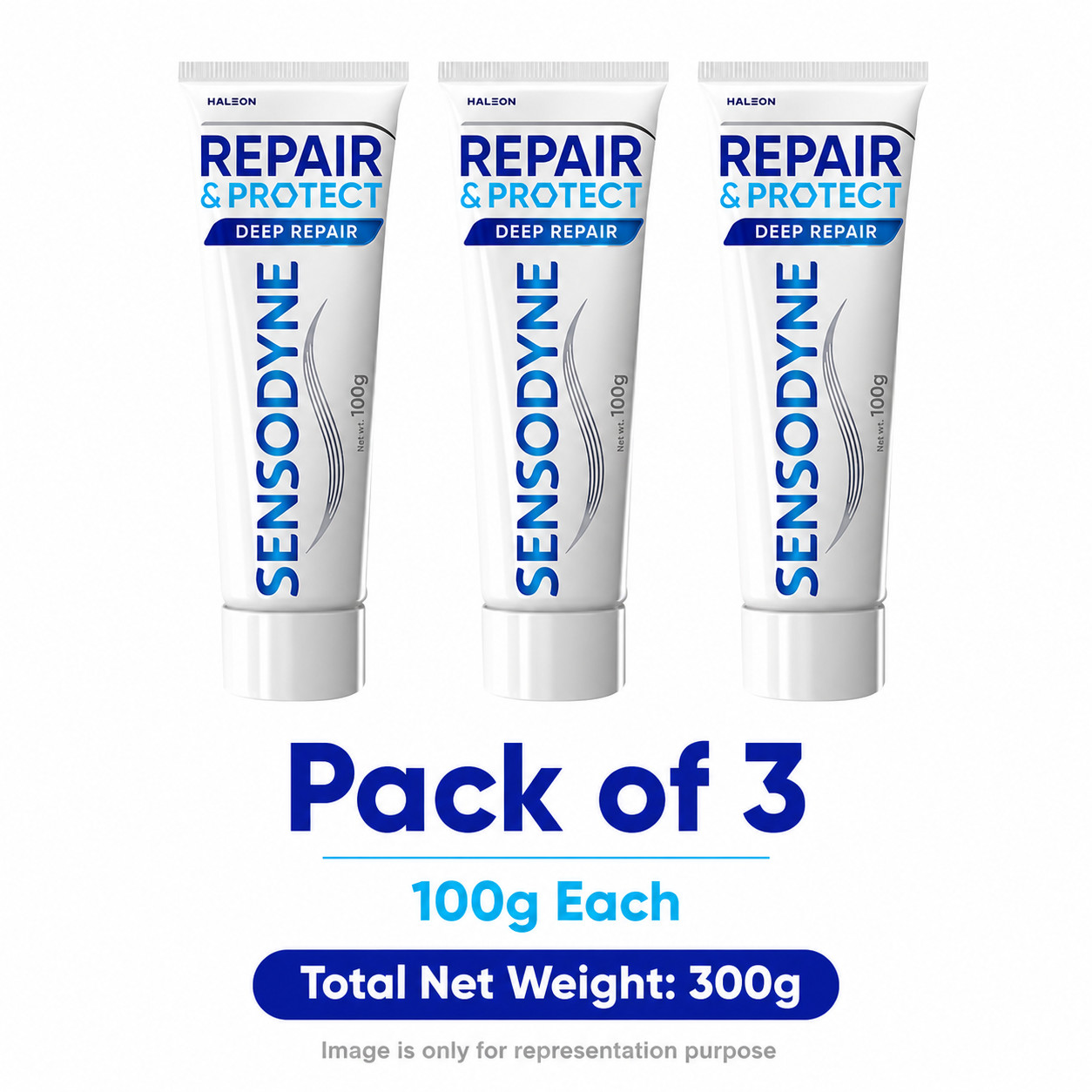 Sensodyne Repair & Protect Deep Repair Toothpaste 100g x 3 Fresh Stock exp 2027