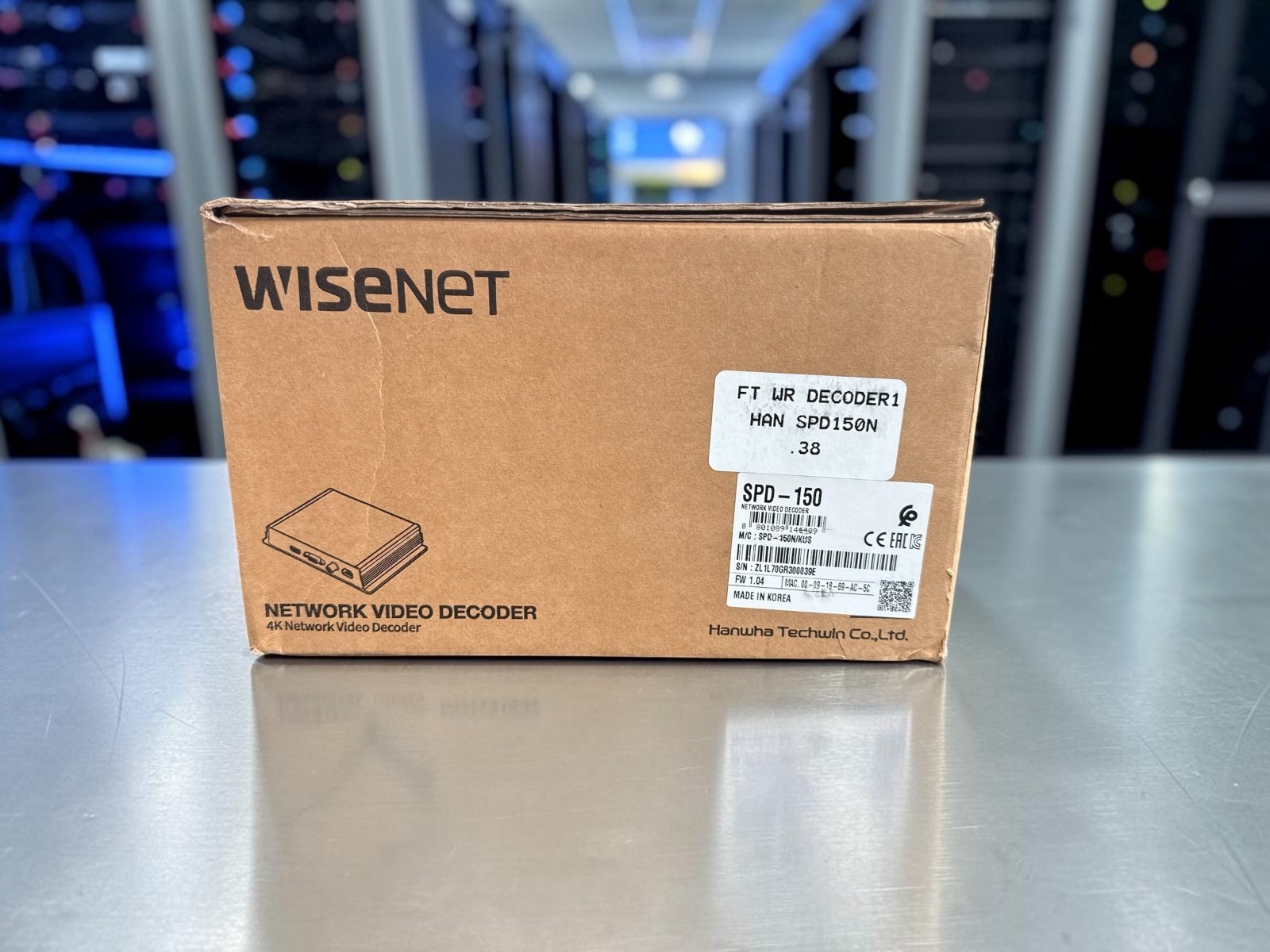 Hanwha Techwin SPD-150 WiseNet 49-Channel Network Security Video Decoder