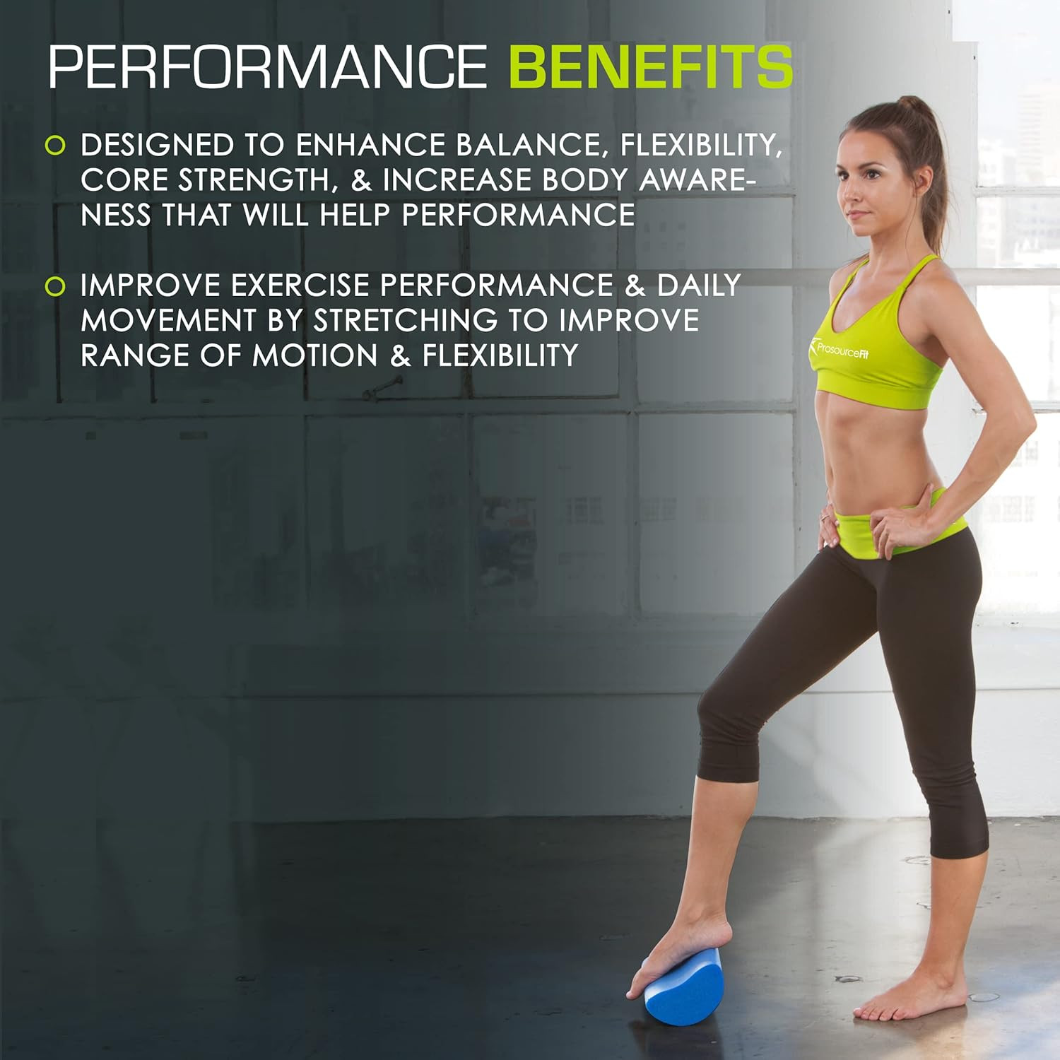 Flex Foam Rollers for Muscle Massage, Physical Therapy, Core & Balance Exercises