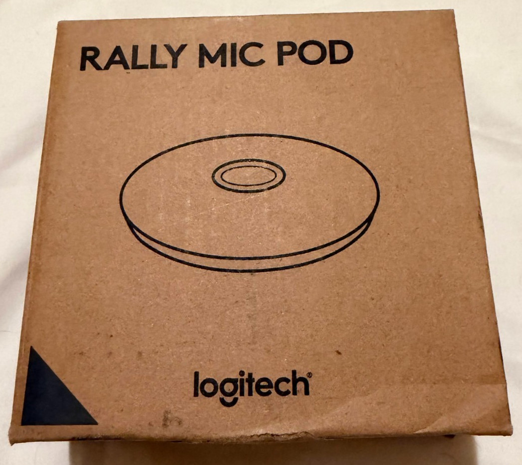 LOGITECH 989-000430 Rally Mic Pod (Graphite) w/ Mount 952-000002 Combo