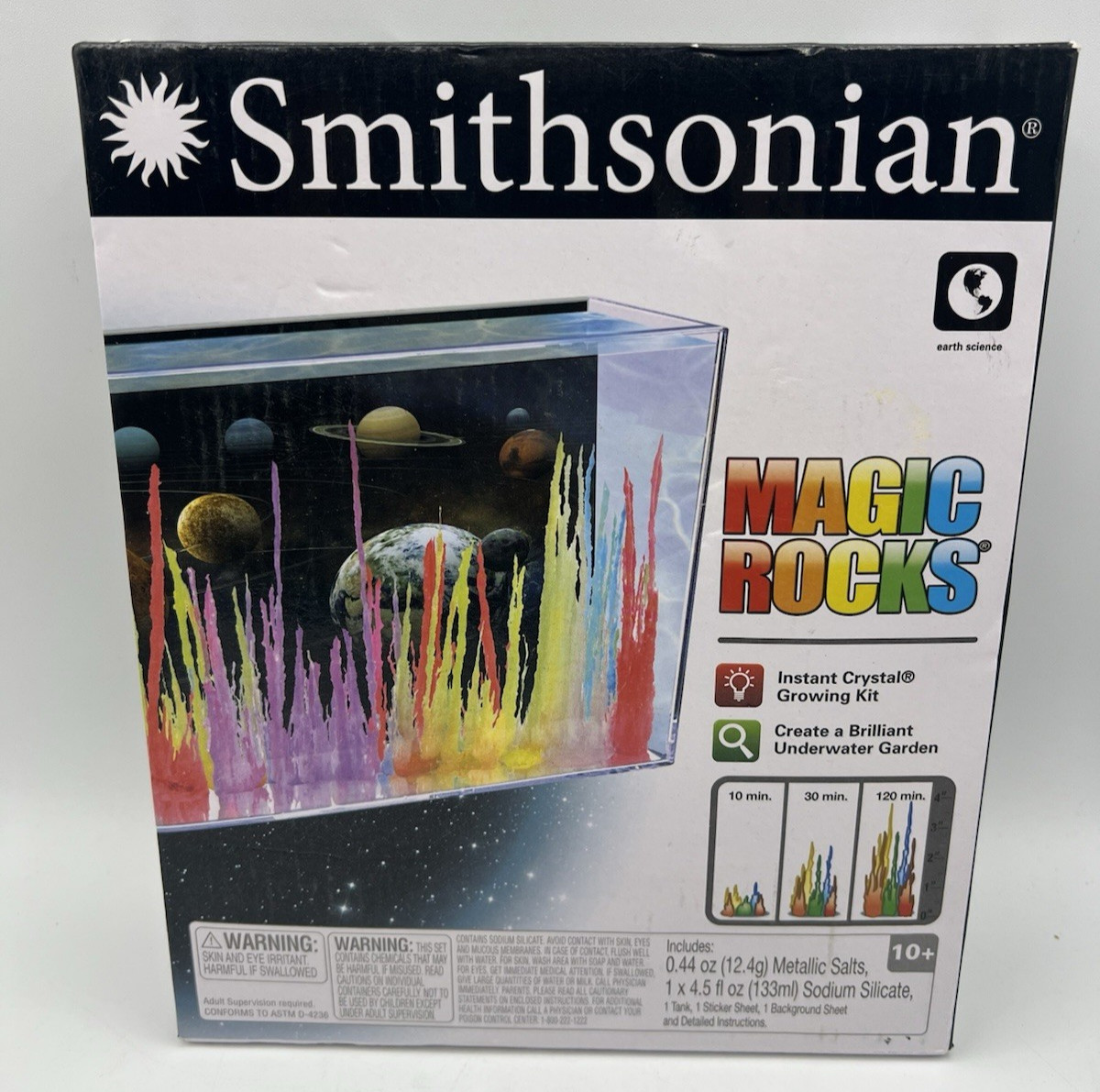 Smithsonian Magic Rocks Instant Crystal Growing Kit Science Activity